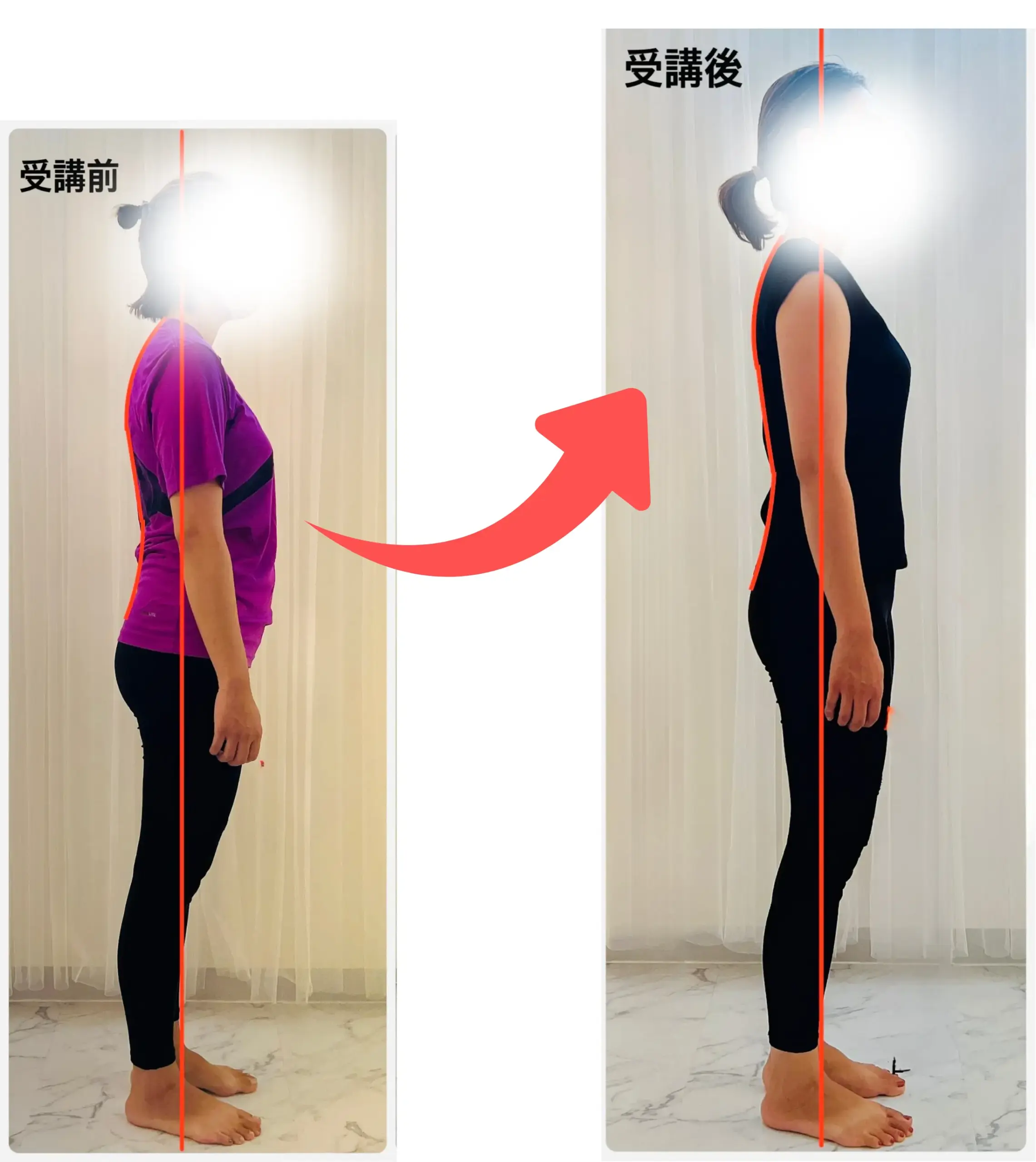 立ち方比較画像